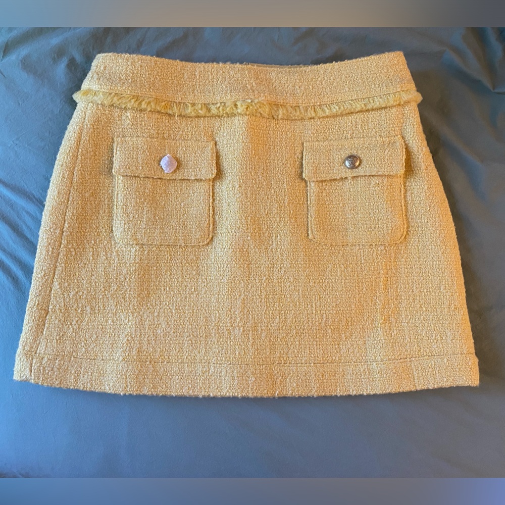 J. Crew Patch Pocket Mini Skirt in Tweed